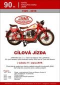 Cílová jízda k 90. výročí zahájení výroby motocyklů Jawa
