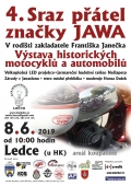 Sraz přátel  značky JAWA - Výstava historických motocyklů a automobilů
