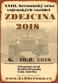 XXIII. berounský sraz vojenských vozidel Zdejcina 2018